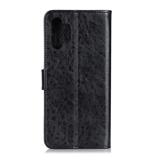 Leather Case Stands Flip Cover Holder A07D for Samsung Galaxy A32 4G Black