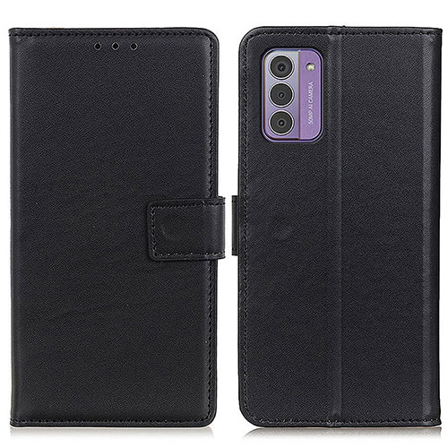 Leather Case Stands Flip Cover Holder A08D for Nokia G42 5G Black