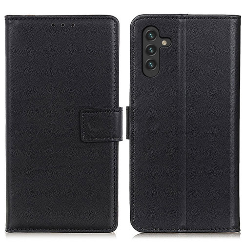 Leather Case Stands Flip Cover Holder A08D for Samsung Galaxy A13 5G Black