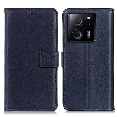 Leather Case Stands Flip Cover Holder A08D for Xiaomi Redmi K60 Ultra 5G Blue