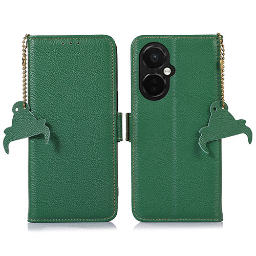 Leather Case Stands Flip Cover Holder A10D for OnePlus Nord CE 3 Lite 5G Green