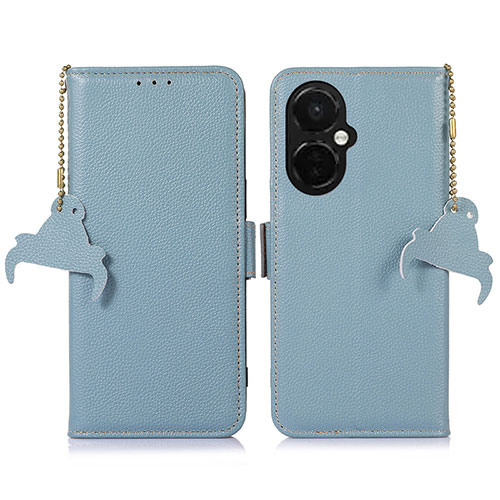 Leather Case Stands Flip Cover Holder A10D for OnePlus Nord N30 5G Mint Blue