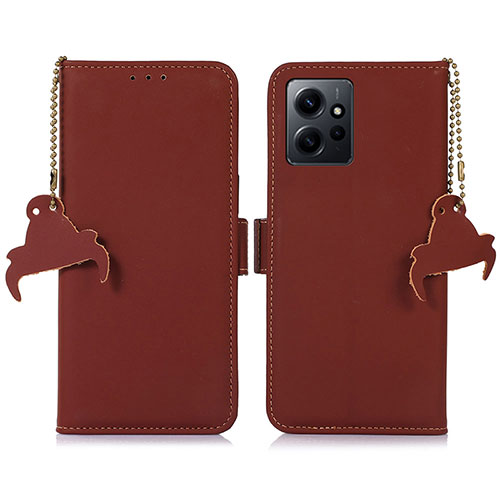 Leather Case Stands Flip Cover Holder A11D for Xiaomi Redmi Note 12 4G Green