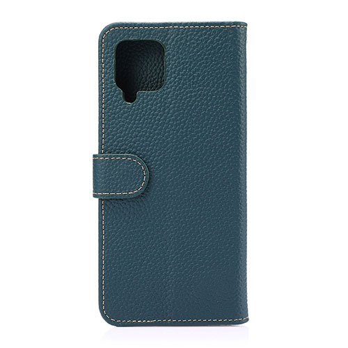 Leather Case Stands Flip Cover Holder B01H for Samsung Galaxy A42 5G Green