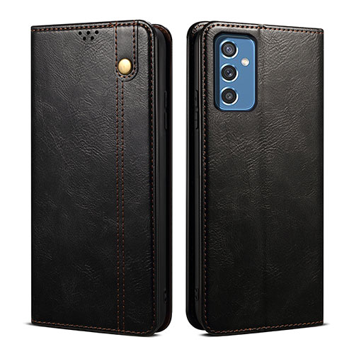 Leather Case Stands Flip Cover Holder B01S for Samsung Galaxy A13 5G Black