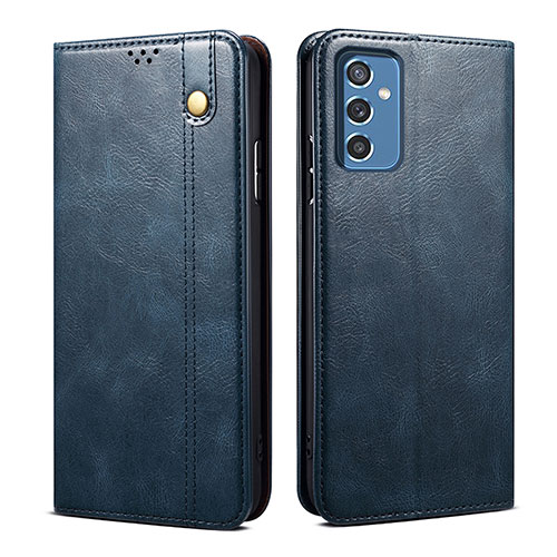 Leather Case Stands Flip Cover Holder B01S for Samsung Galaxy A13 5G Blue