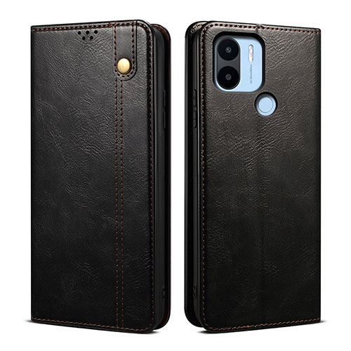 Leather Case Stands Flip Cover Holder B01S for Xiaomi Redmi A2 Black