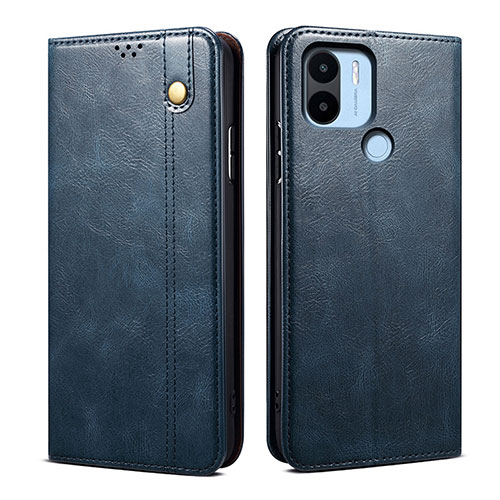 Leather Case Stands Flip Cover Holder B01S for Xiaomi Redmi A2 Blue