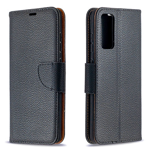 Leather Case Stands Flip Cover Holder B06F for Samsung Galaxy S20 FE 5G Black