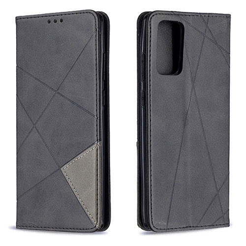 Leather Case Stands Flip Cover Holder B07F for Samsung Galaxy Note 20 5G Black