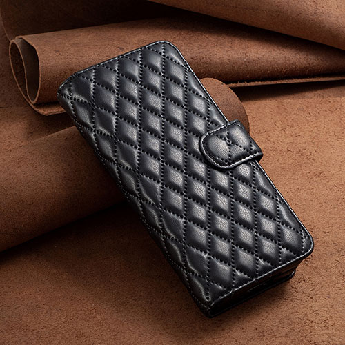 Leather Case Stands Flip Cover Holder B11F for Samsung Galaxy Z Fold3 5G Black