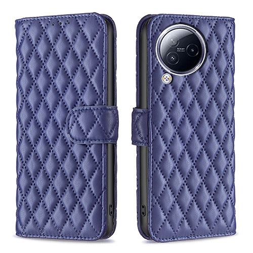 Leather Case Stands Flip Cover Holder B20F for Xiaomi Civi 3 5G Blue