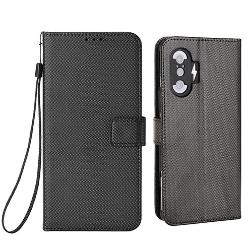 Leather Case Stands Flip Cover Holder BY1 for Xiaomi Poco F3 GT 5G Black