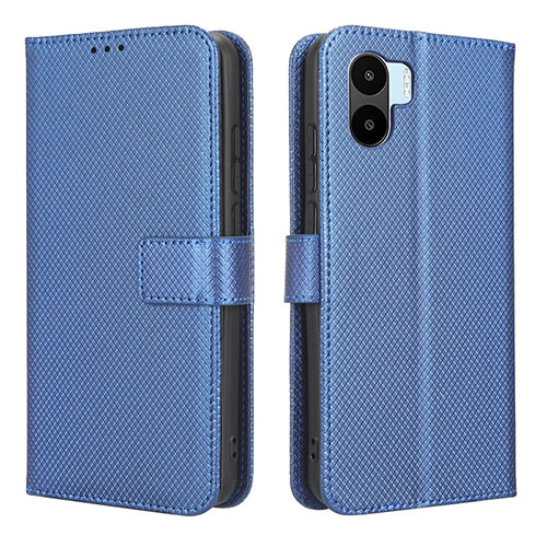 Leather Case Stands Flip Cover Holder BY1 for Xiaomi Redmi A1 Blue