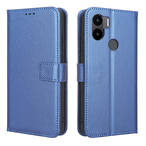 Leather Case Stands Flip Cover Holder BY1 for Xiaomi Redmi A1 Plus Blue