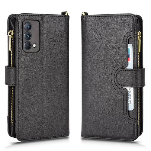 Leather Case Stands Flip Cover Holder BY2 for Realme GT Master 5G Black