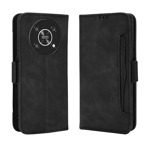 Leather Case Stands Flip Cover Holder BY3 for Huawei Honor Magic4 Lite 5G Black