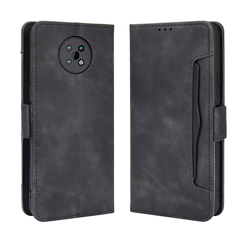 Leather Case Stands Flip Cover Holder BY3 for Nokia G50 5G Black