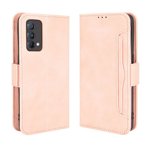 Leather Case Stands Flip Cover Holder BY3 for Realme GT Master 5G Pink