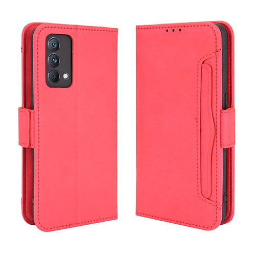 Leather Case Stands Flip Cover Holder BY3 for Realme GT Master 5G Red