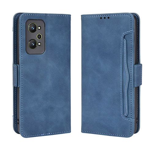 Leather Case Stands Flip Cover Holder BY3 for Realme GT2 5G Blue