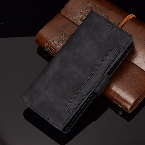 Leather Case Stands Flip Cover Holder BY3 for Samsung Galaxy Z Fold2 5G Black