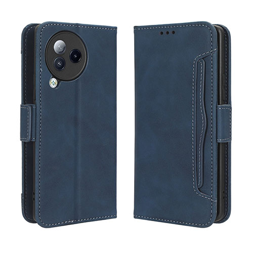 Leather Case Stands Flip Cover Holder BY3 for Xiaomi Civi 3 5G Blue