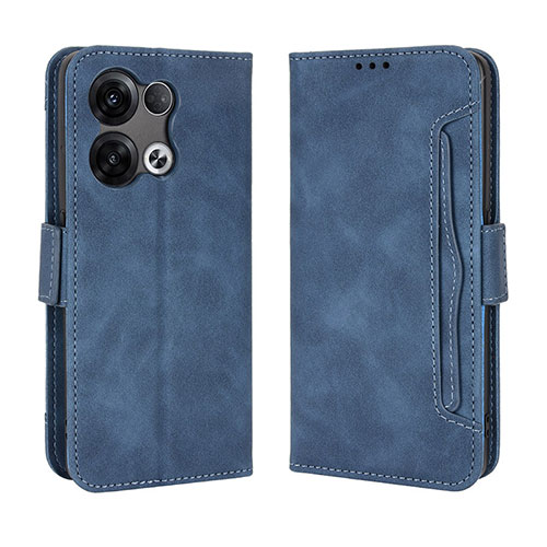 Leather Case Stands Flip Cover Holder BY3 for Xiaomi Redmi Note 13 5G Blue