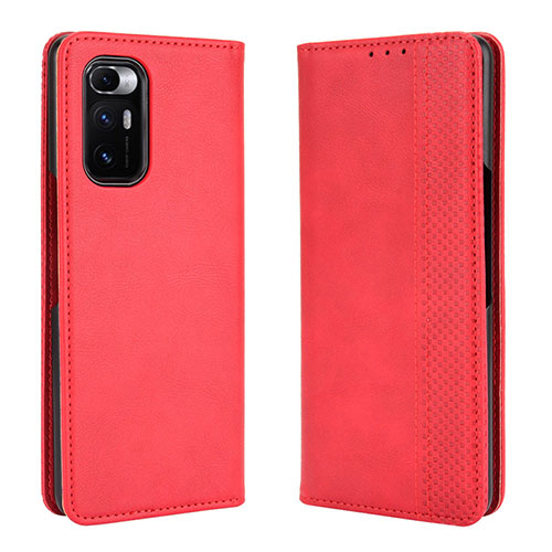 Leather Case Stands Flip Cover Holder BY4 for Xiaomi Mix Fold 5G Red