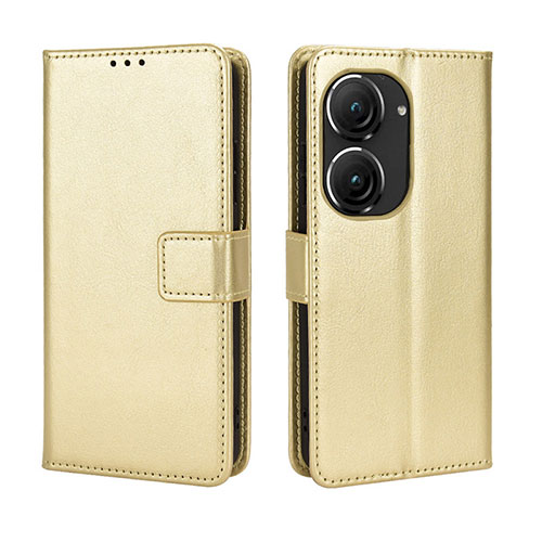 Leather Case Stands Flip Cover Holder BY5 for Asus ZenFone 10 Gold