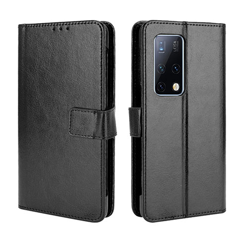 Leather Case Stands Flip Cover Holder BY5 for Huawei Mate X2 Black