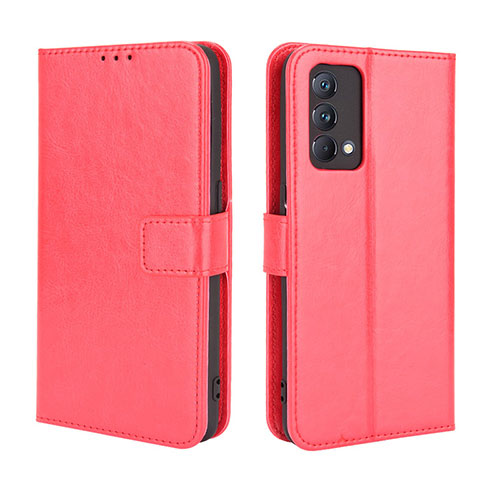 Leather Case Stands Flip Cover Holder BY5 for Realme GT Master 5G Red