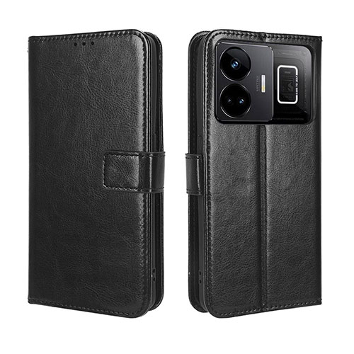 Leather Case Stands Flip Cover Holder BY5 for Realme GT Neo5 240W 5G Black