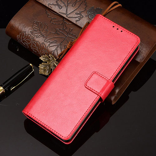 Leather Case Stands Flip Cover Holder BY5 for Samsung Galaxy Z Fold2 5G Red