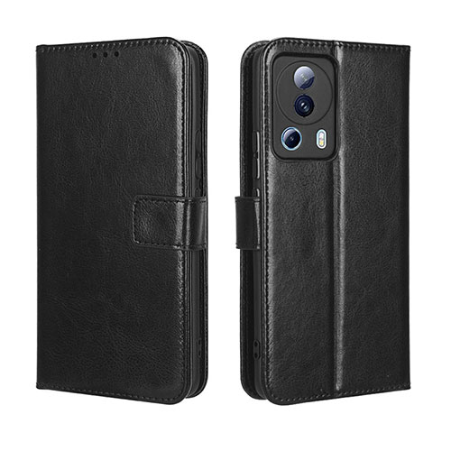 Leather Case Stands Flip Cover Holder BY5 for Xiaomi Civi 2 5G Black