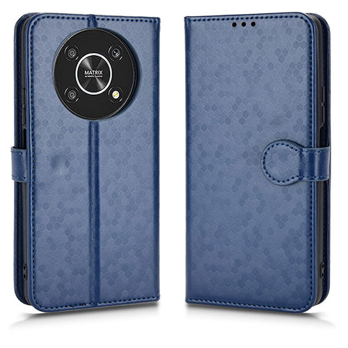 Leather Case Stands Flip Cover Holder C01X for Huawei Honor Magic4 Lite 5G Blue