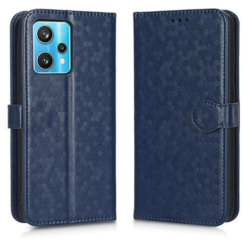 Leather Case Stands Flip Cover Holder C01X for Realme 9 Pro+ Plus 5G Blue