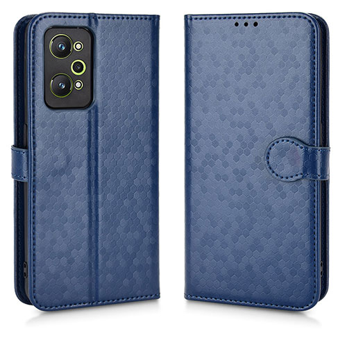 Leather Case Stands Flip Cover Holder C01X for Realme GT Neo 3T 5G Blue