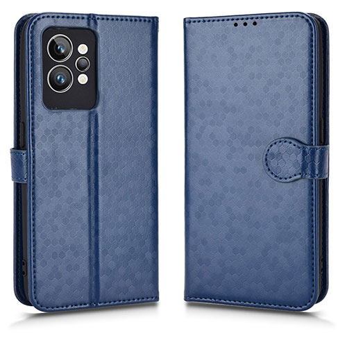 Leather Case Stands Flip Cover Holder C01X for Realme GT2 Pro 5G Blue