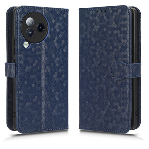 Leather Case Stands Flip Cover Holder C01X for Xiaomi Civi 3 5G Blue