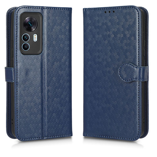 Leather Case Stands Flip Cover Holder C01X for Xiaomi Mi 12T 5G Blue