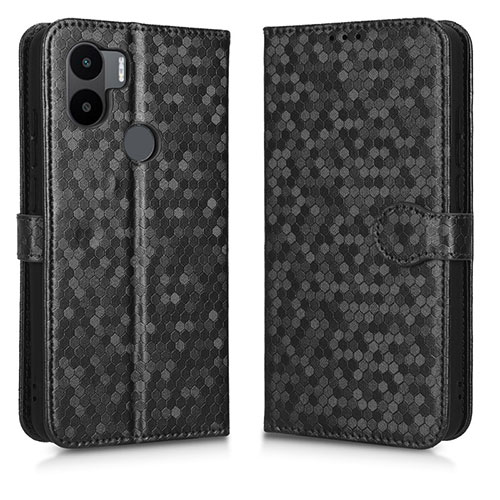 Leather Case Stands Flip Cover Holder C01X for Xiaomi Redmi A1 Plus Black