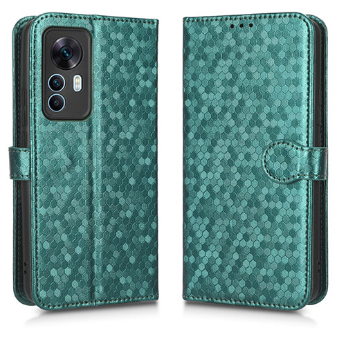 Leather Case Stands Flip Cover Holder C01X for Xiaomi Redmi K50 Ultra 5G Green