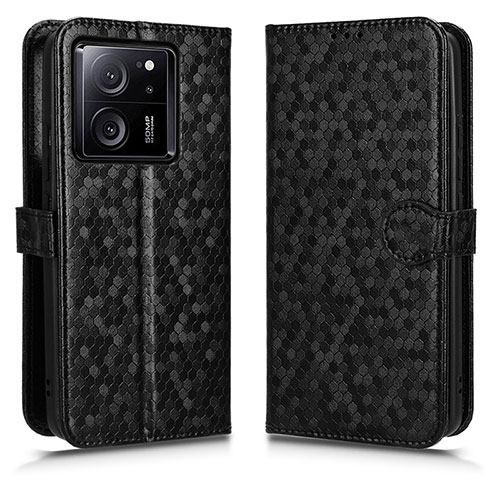 Leather Case Stands Flip Cover Holder C01X for Xiaomi Redmi K60 Ultra 5G Black