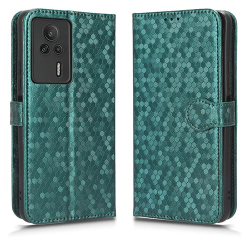 Leather Case Stands Flip Cover Holder C01X for Xiaomi Redmi K60E 5G Green