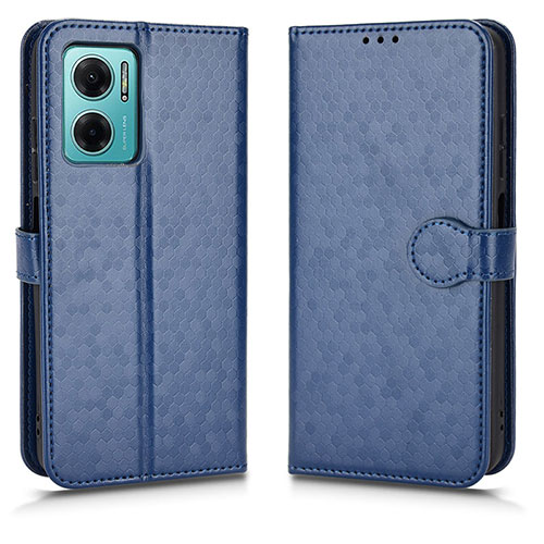 Leather Case Stands Flip Cover Holder C01X for Xiaomi Redmi Note 11E 5G Blue