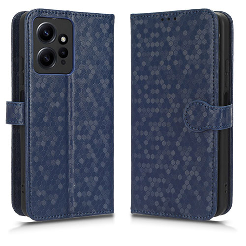 Leather Case Stands Flip Cover Holder C01X for Xiaomi Redmi Note 12 4G Blue