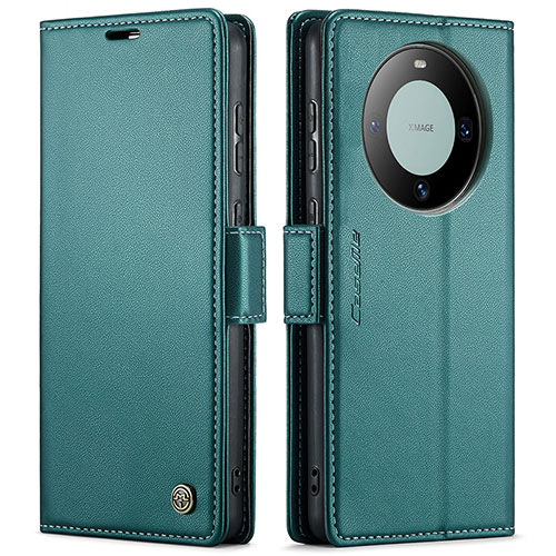 Leather Case Stands Flip Cover Holder C03S for Huawei Mate 60 Pro+ Plus Green