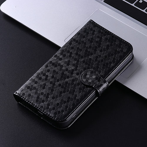 Leather Case Stands Flip Cover Holder C03X for Xiaomi Poco C55 Black