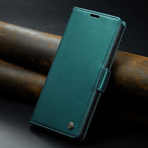 Leather Case Stands Flip Cover Holder C04S for Oppo Reno10 Pro 5G Green